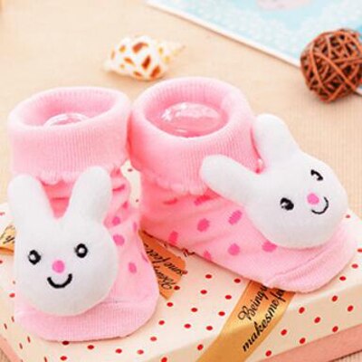 Pink baby hot sale socks