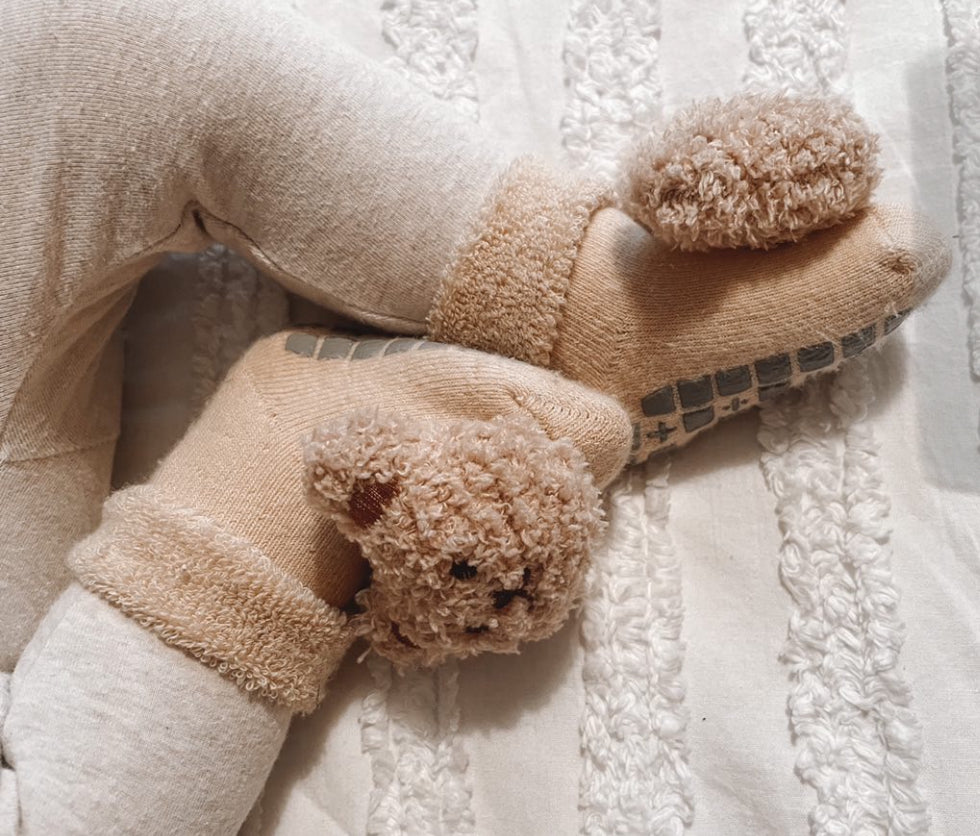 Teddy Bear Anti-slip Baby Socks