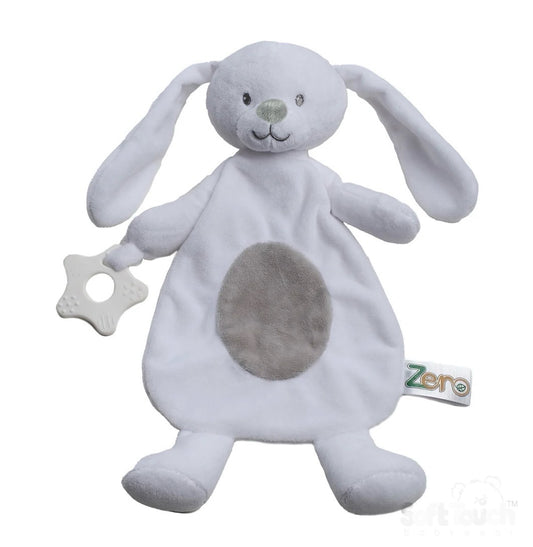 Eco baby comforter with Teether- Bunny