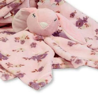 Baby Wrap with Matching Bunny Comforter