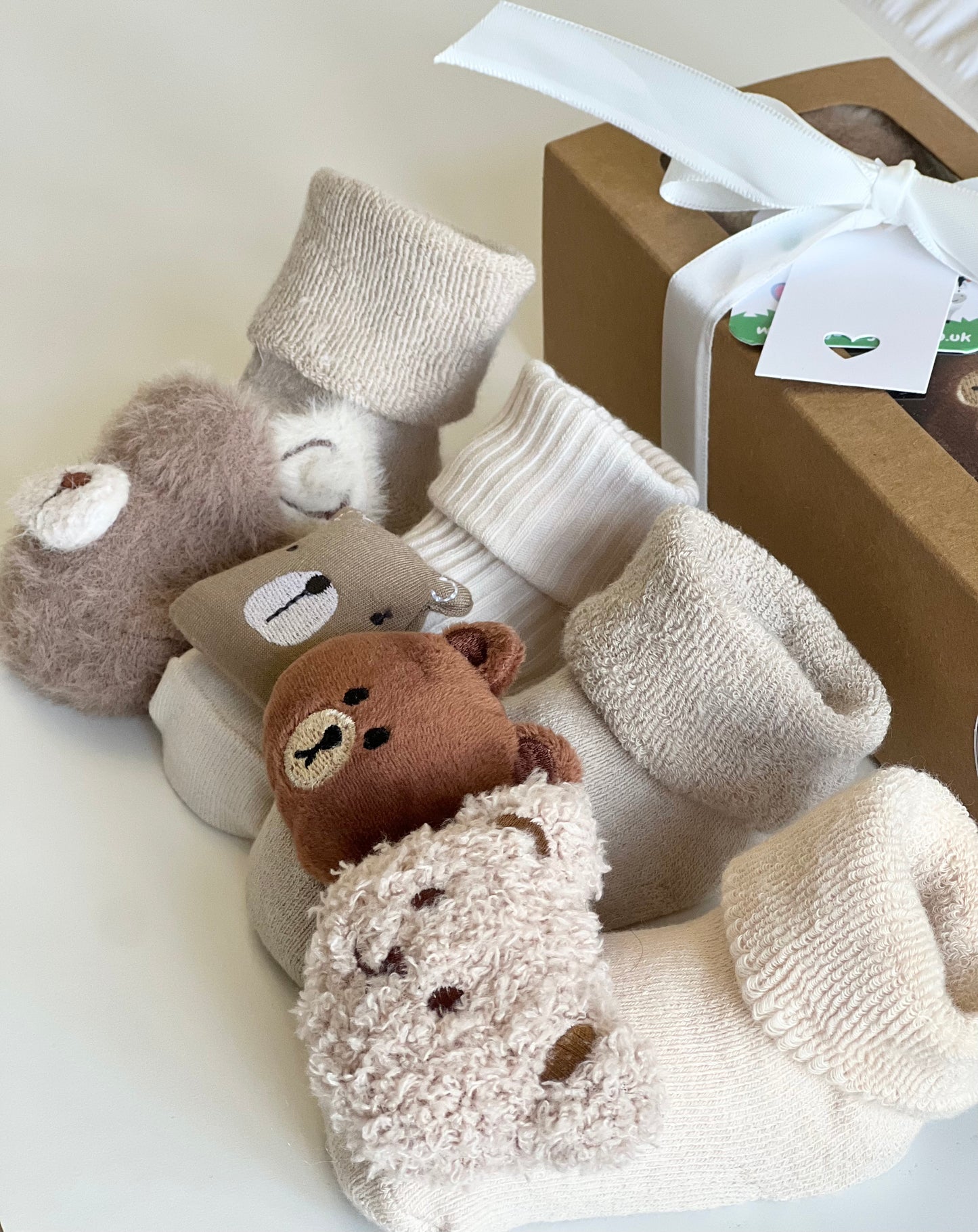 Baby Gift Box - The Teddy Bear Sock Collection