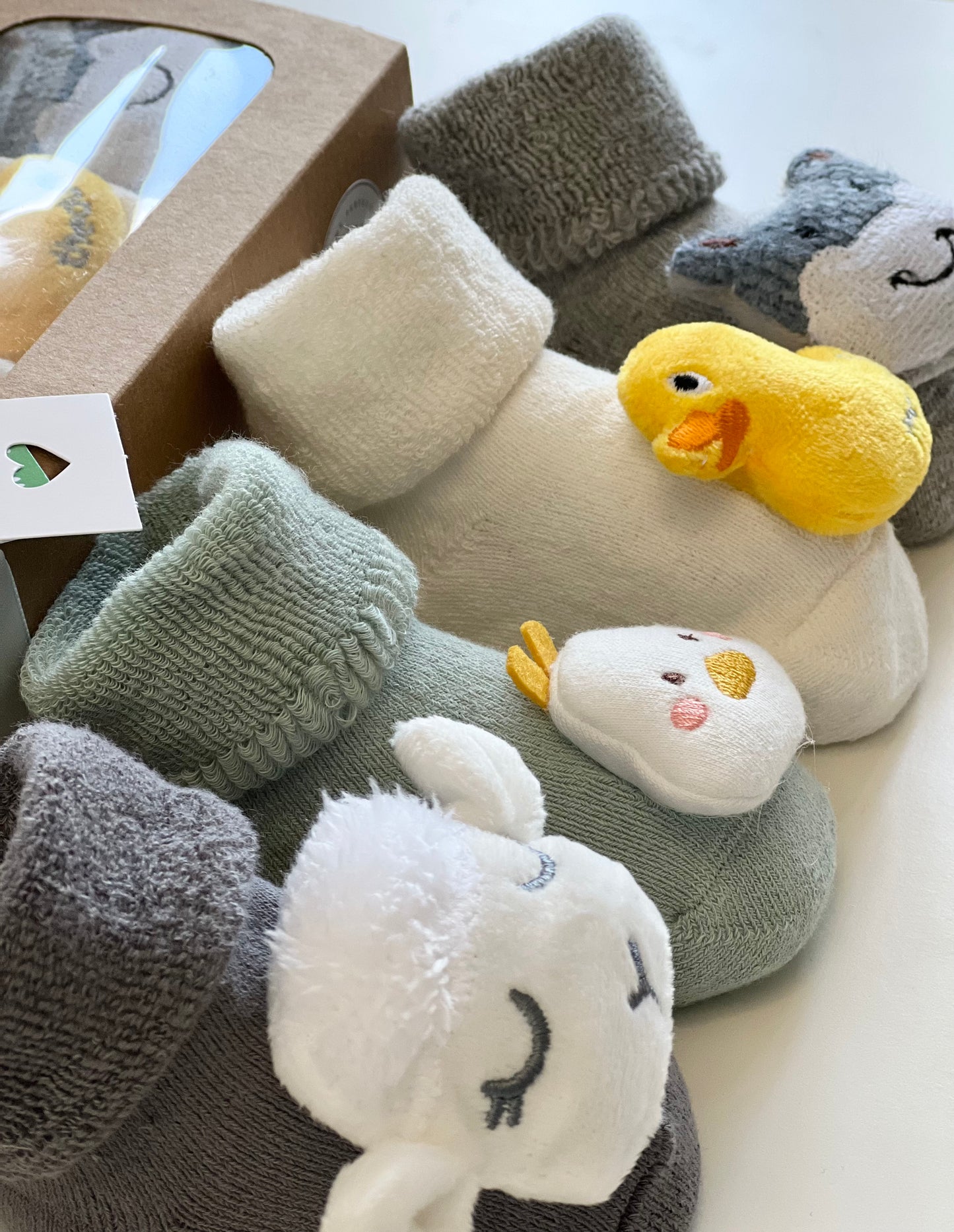 Baby Gift Box - The Farmyard Sock Collection