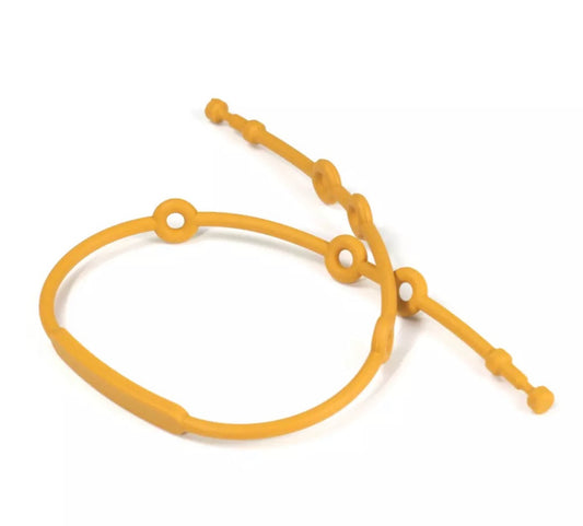 Just Teether- Silicone Strap- Mustard Yellow