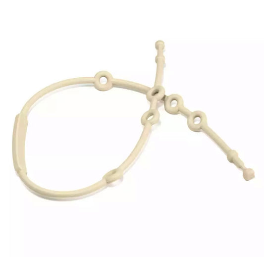Just Teether- Silicone Strap- Shifting Sand