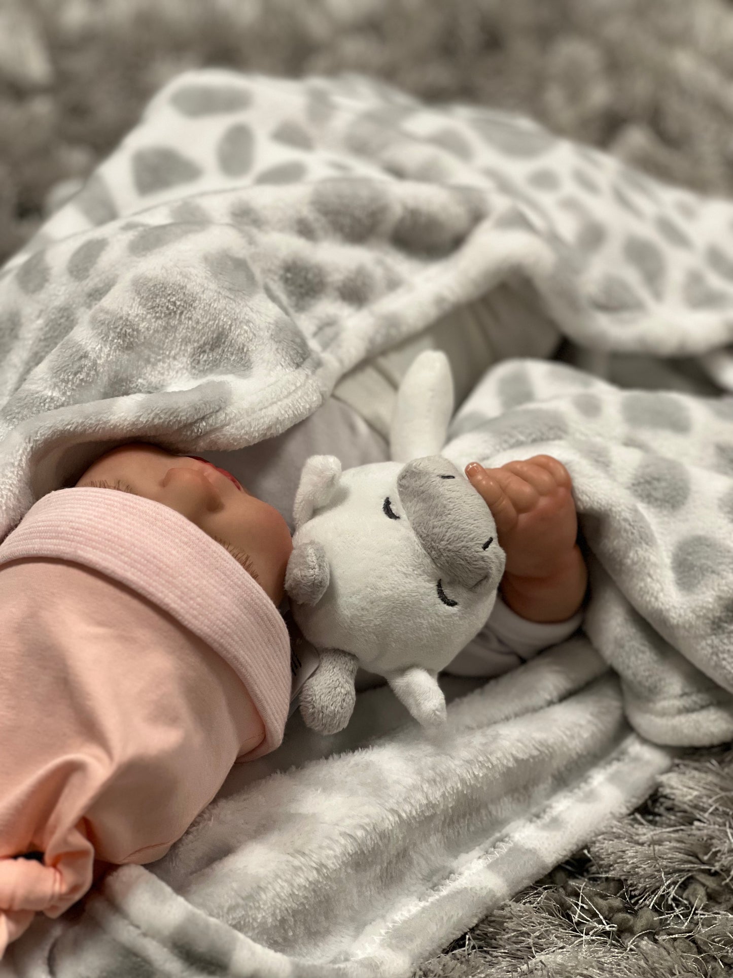 Baby Wrap with Giraffe Comforter
