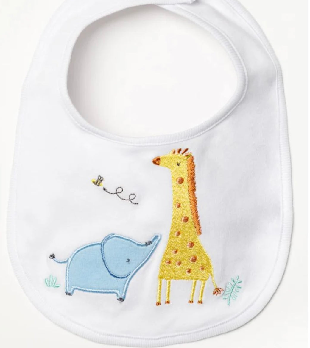 Baby 6 piece Mesh Bag Gift Set - Elephant/Giraffe