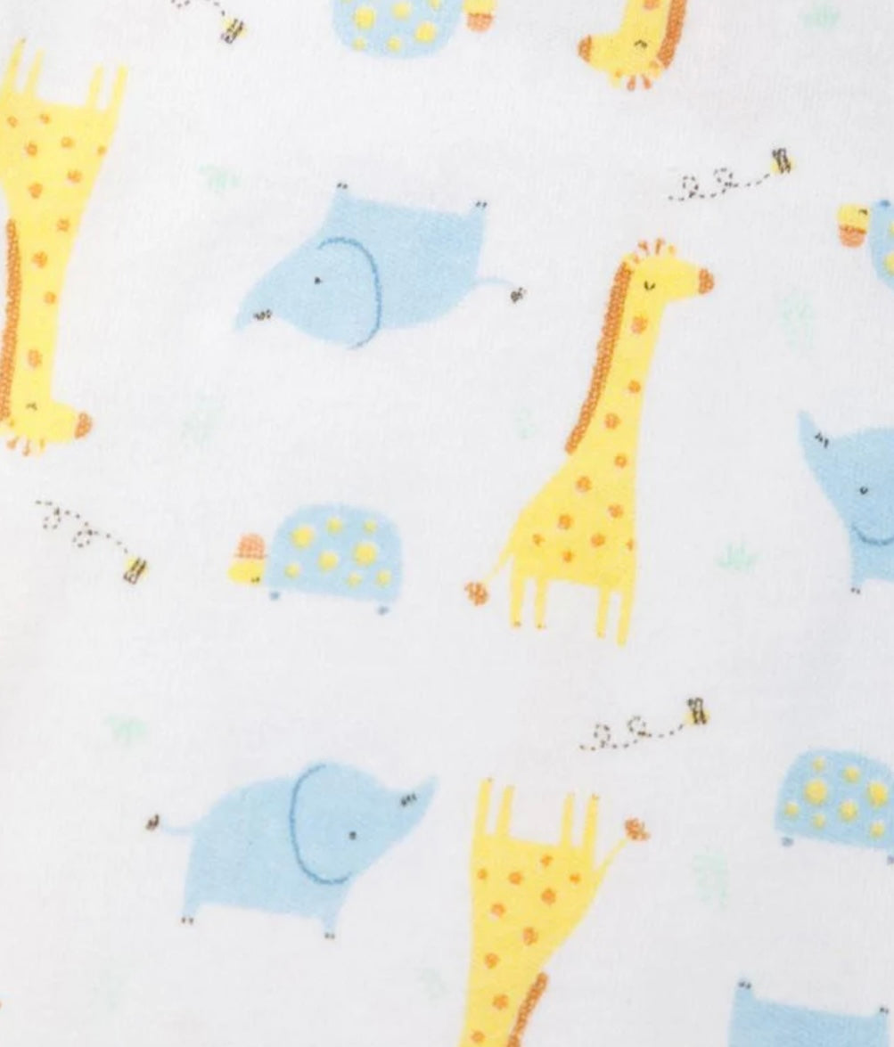 Baby 6 piece Mesh Bag Gift Set - Elephant/Giraffe