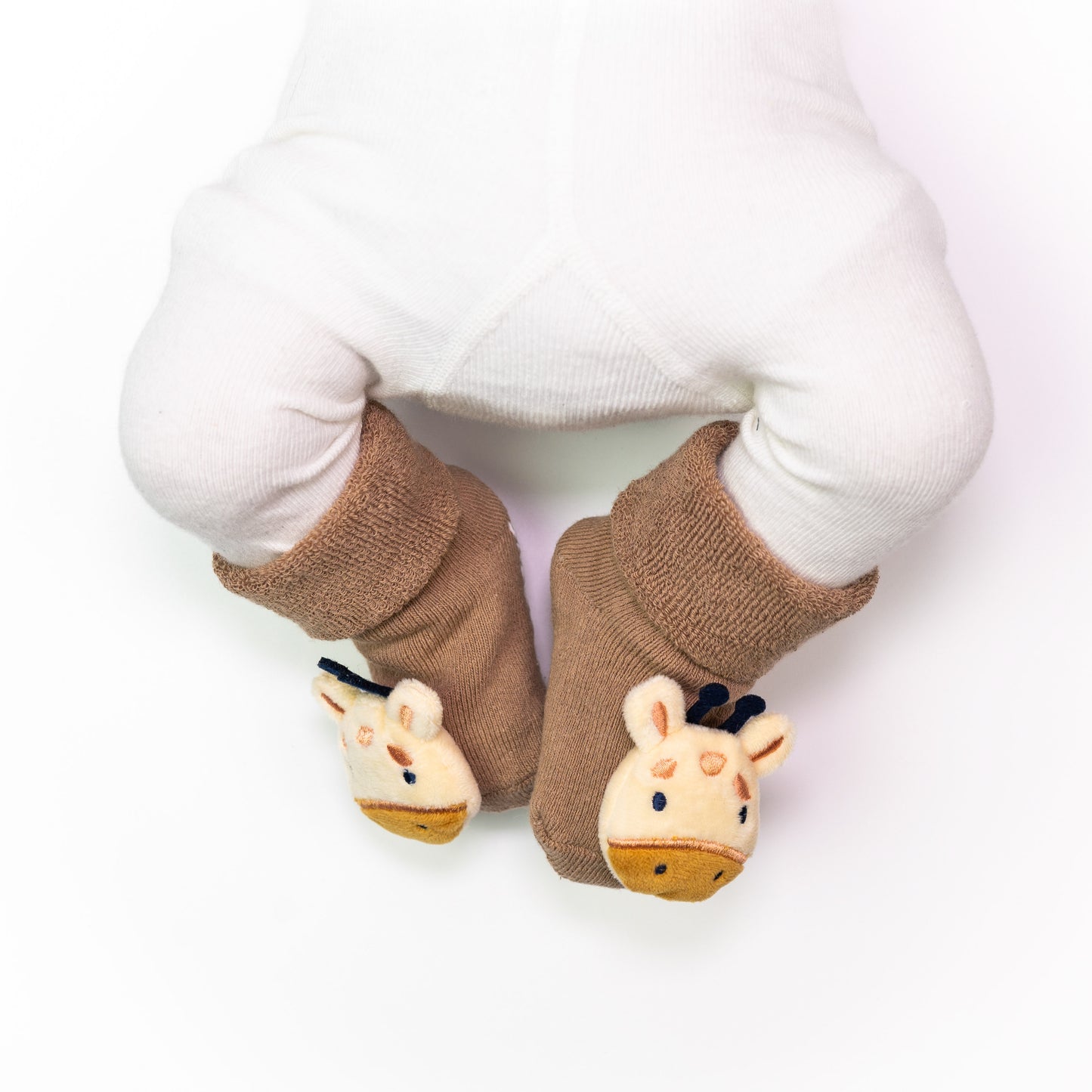 Giraffe Baby Rattle Socks
