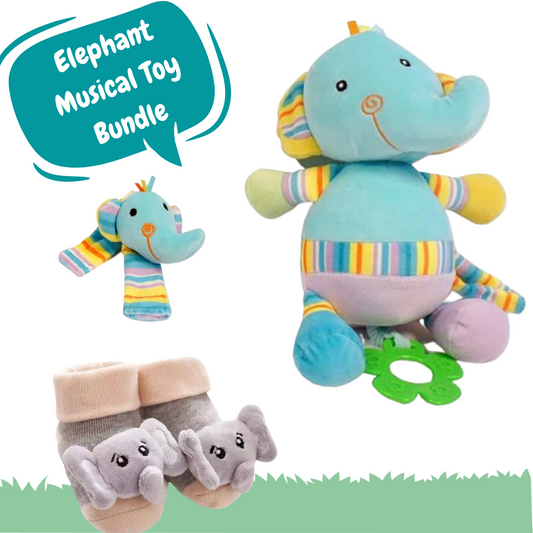 Elephant Musical Toy Bundle