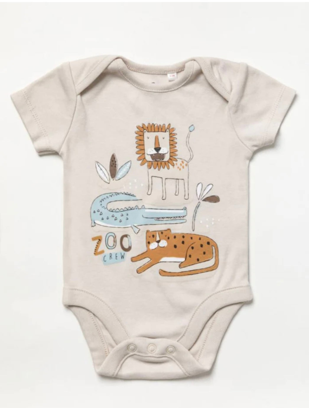 Baby Boys 3 piece Outfit Set- Zoo Crew
