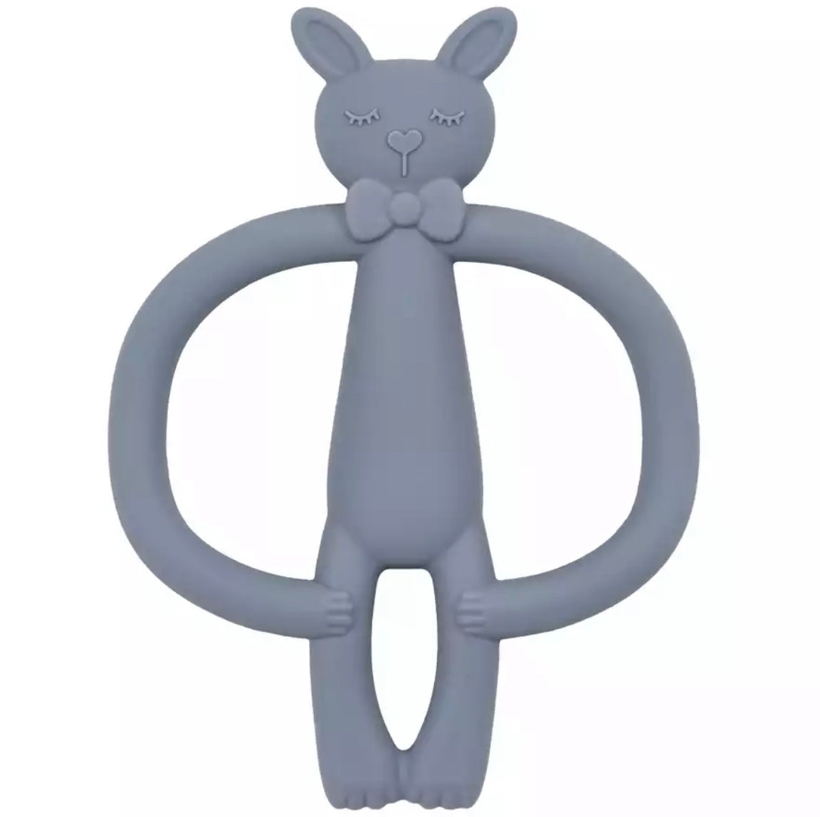 My Bunny Friend Teether\Strap Bundle-Dark Grey