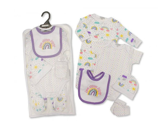 Baby Girls 5 Pieces Gift Set - Love Shines Bright