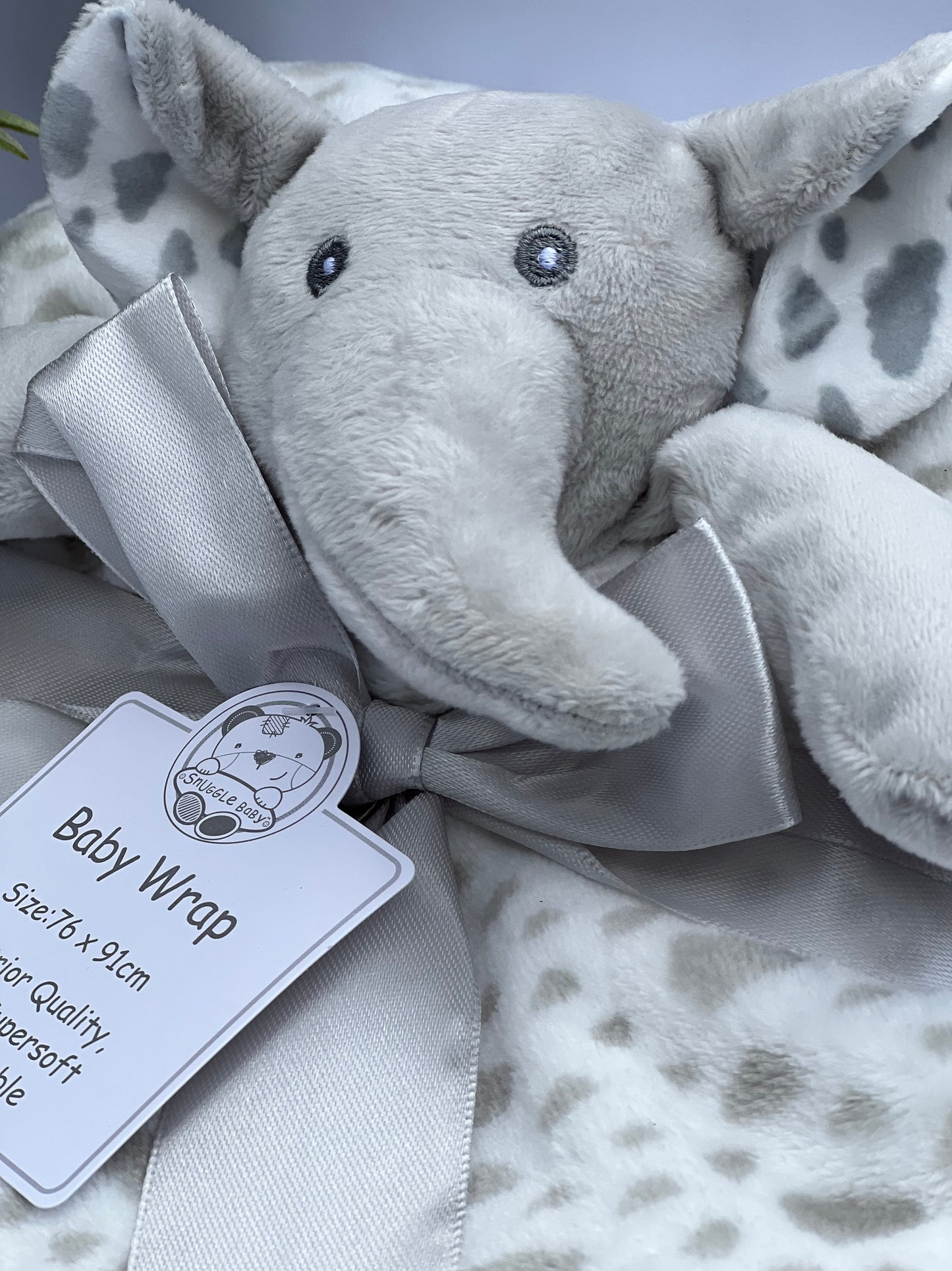 Baby Wrap with Elephant Comforter