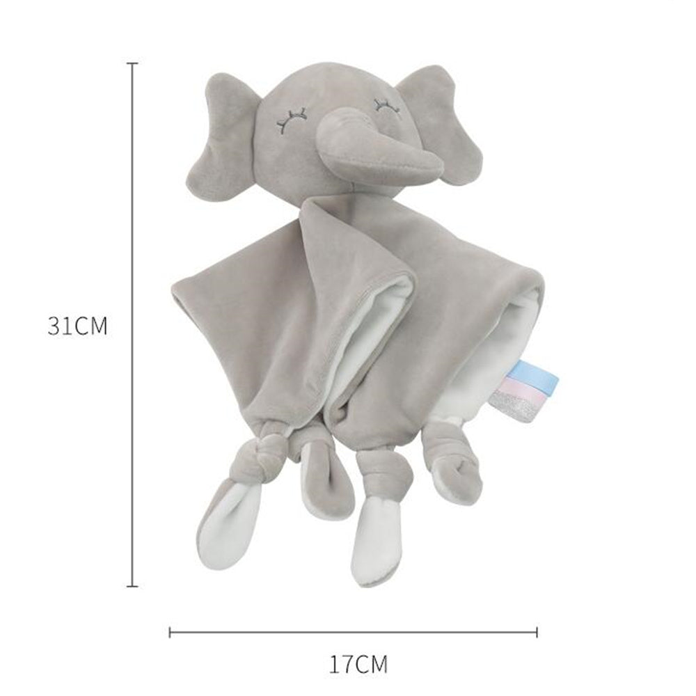 Comforter Elephant Rattle Baby Blanket